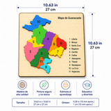 Guanacaste Wooden puzzle map