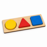 Wooden Geometric Shape Matching Boards