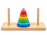 Wooden Tower of Hanoi