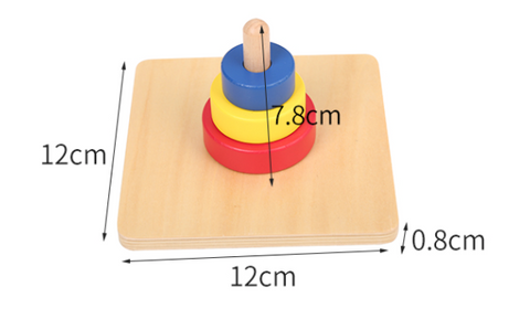 Vertical Rod Insert with 3 Discs
