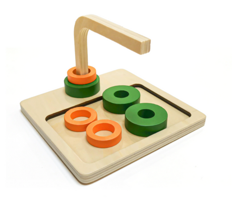 Curved 6-loop pin