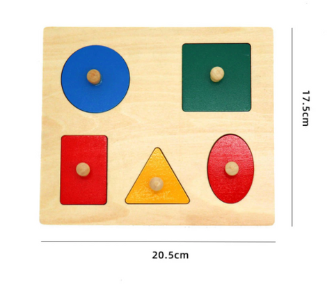 Multiple nestable of 5 square figures