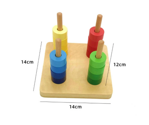 4 color vertical string
