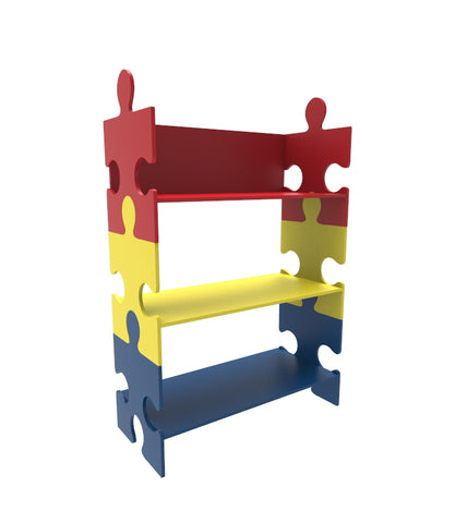 bookcase puzzle pieces