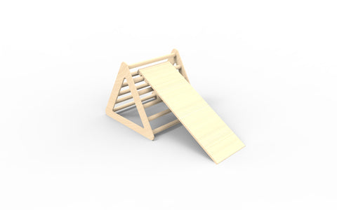 Small wooden Pikler triangle