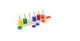 Classic Wooden Vertical Abacus Educational Counting Toy
