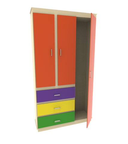 Wooden wardrobe
