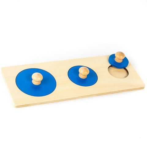 Multiple nesting of 3 figures Montessori circle
