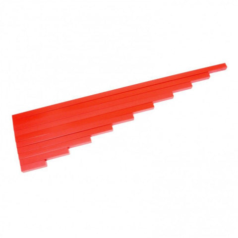 Montessori Red Number Bars