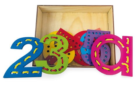 Vowels and numbers to intertwine