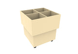 Cube wooden bookcase