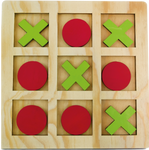 Wooden Tic-Tac-Toe Game