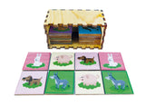 Melissa & Doug Natural Play Wooden Puzzle: Farm Friends