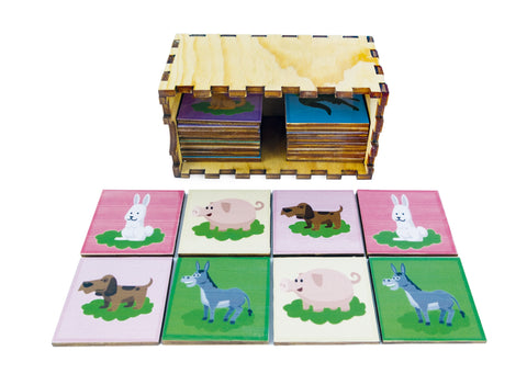 Melissa & Doug Natural Play Wooden Puzzle: Farm Friends