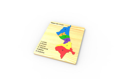 Limón map puzzle