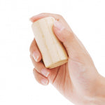 Cylinder-shaped wooden maracas