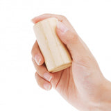 Cylinder-shaped wooden maracas