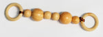 Wooden Beaded Handle, Commonly Used for Bags or Purses