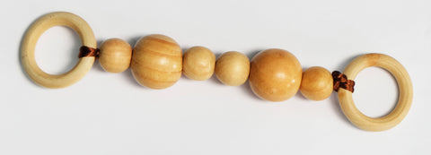 Wooden Beaded Handle, Commonly Used for Bags or Purses