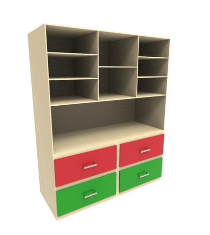 Mixed wooden furniture