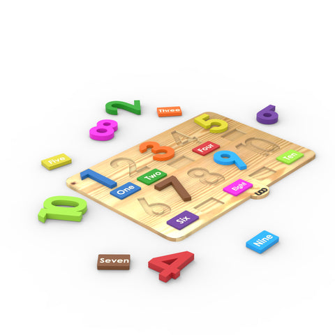 Number Fit Puzzle – UCO Set with name
