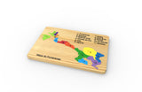 Puntarenas map puzzle