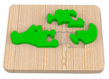Animals and dinos puzzle 3 pieces