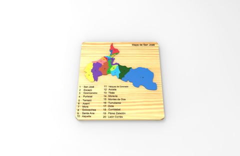 San Jose map puzzle