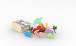 Wooden Dinosaur Set