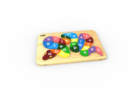Snake with ABC and base