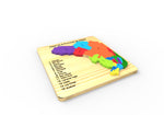 Alajuela map puzzle